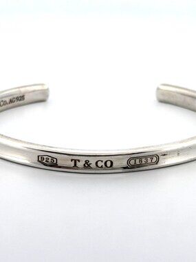 Tiffany & Co. 1837 Narrow Cuff Bracelet in Sterling Silver